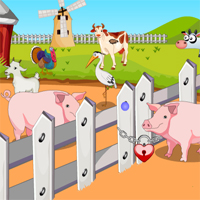 Free online html5 games - Pig Escape From Farm game 