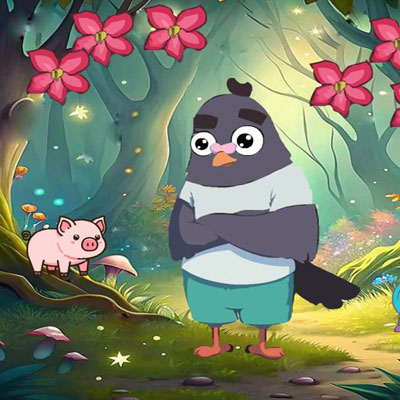 Free online html5 games - G2R Pigeon Reach The Hut game 