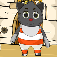 Free online html5 games - Games2Jolly Kitten Man Rescue game 