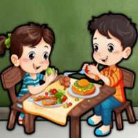 Free online html5 games - 8b Find Naughty Mateo with Breakfast game 