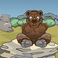 Free online html5 games - Games2Jolly Feed The Hungry Bear game 