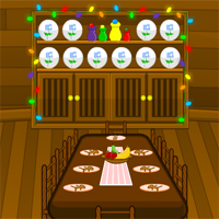 Free online html5 games - Escape Christmas Cabin game 