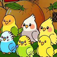 Free online html5 games - G2J Budgerigar Family Escape game 