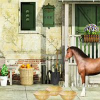 Free online html5 games - FirstEscapeGames Escape Game House Courtyard game 