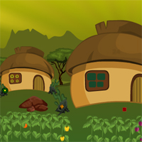 Free online html5 games - Dog Escape From Tribe Hut game 
