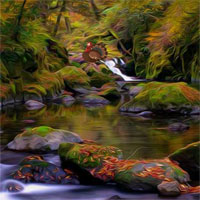 Free online html5 games -  Autumn Bridge Fun Escape game 