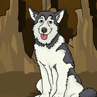 Free online html5 games - G2J Husky Dog Escape game 