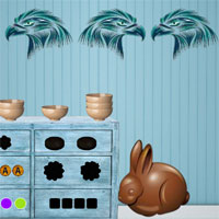 Free online html5 games - 8b Cute Bunny Escape game 