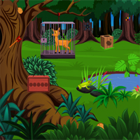 Free online html5 games - Trapped Deer Escape game 