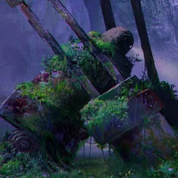 Free online html5 games - Mysterious Gloomy Forest Escape HTML5 game 