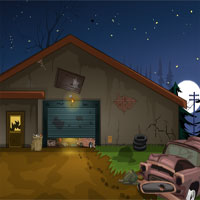 Free online html5 games - Ena The True Criminal Car Garage Escape game 