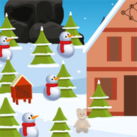 Free online html5 games - AVM Snowland Escape game 