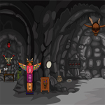 Free online html5 games - Escape From Clans Cave game 