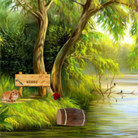 Free online html5 games - Rabbit River Escape game 