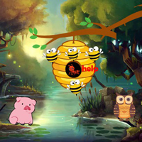 Free online html5 escape games - BIG Ant Trapped In Honey Bee