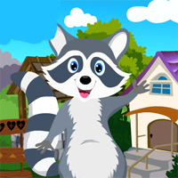 Free online html5 games - G4K Cute Raccoon Rescue  game 