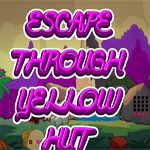Free online html5 games - Escape through yellow hut game 