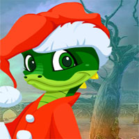 Free online html5 games - G4k Christmas Crocodile Escape  game 
