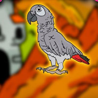 Free online html5 games - Clever Grey Parrot Escape From Cage game 
