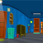 Free online html5 games - Cobalt Blue House Escape game - WowEscape 