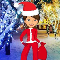 Free online html5 games - Santa Girl Escape HTML5 game 