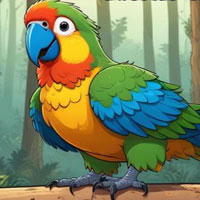 Free online html5 games - Excited Parrot Escape Game game 