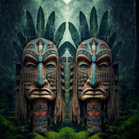 Free online html5 games - G2R Leave The Tiki Village game 