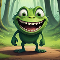 Free online html5 escape games - Joyful Green Creature Escape