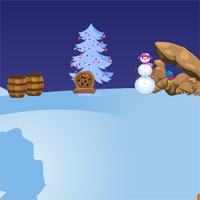 Free online html5 games - Avm Christmas Snow House Escape   game 