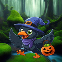 Free online html5 games - G2R Preserve The Halloween Crow game 