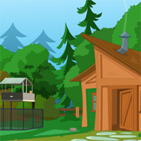 Free online html5 games - Isolate Garden House Escape game 