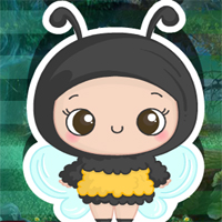 Free online html5 games - Games4king Bee Girl Escape game 