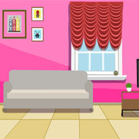 Free online html5 games - KnfGames Pink Room Escape game 