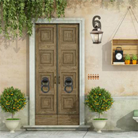 Free online html5 games - Modern Green House Escape game 
