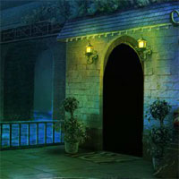 Free online html5 games -  Games4king Secret Backyard Escape game 