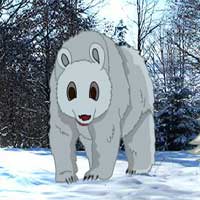 Free online html5 games -  Winter Forest Escape MirchiGames game 