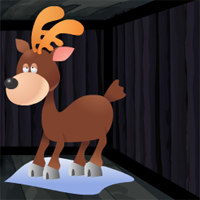 Free online html5 games - Games4escape Snow Deer Rescue game 