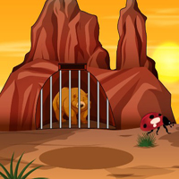 Free online html5 games - G2J Desert Bear Escape game 