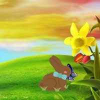 Free online html5 games - Fantasy Easter Forest Escape game 