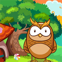 Free online html5 games - G4K Yellow Owl Rescue game 