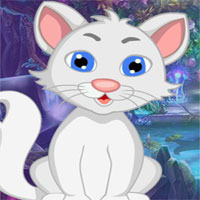 Free online html5 games - G4k White Cat Rescue game 