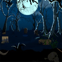 Free online html5 games - Gloomy Moon Forest Escape EightGames game 