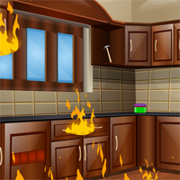 Free online html5 games - The Burning House Escape game 
