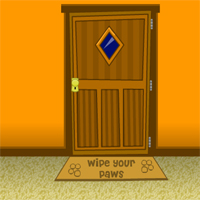 Free online html5 games - Escape Orange Colored Room game 