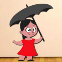 Free online html5 games - 8b Find Rain Coat Girl game 