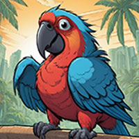 Free online html5 games - Talking Bird Escape Game game 