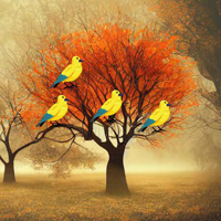 Free online html5 games -  Occult Autumn Forest Escape HTML5 game 