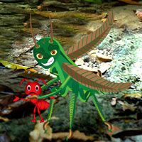Free online html5 games - Rescue Ant from Grasshopper Games2rule game 