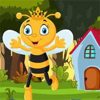 Free online html5 games - Games4King Queen Bee Rescue game 