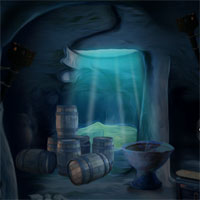 Free online html5 games - Blue Treasury Cave Escape 5nGames game 